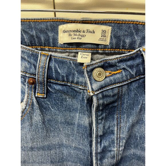 NWT abercombie 90s baggy low rise jeans - Picture 4 of 9